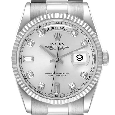 presidential rolex white gold|Rolex gold presidential watch price.